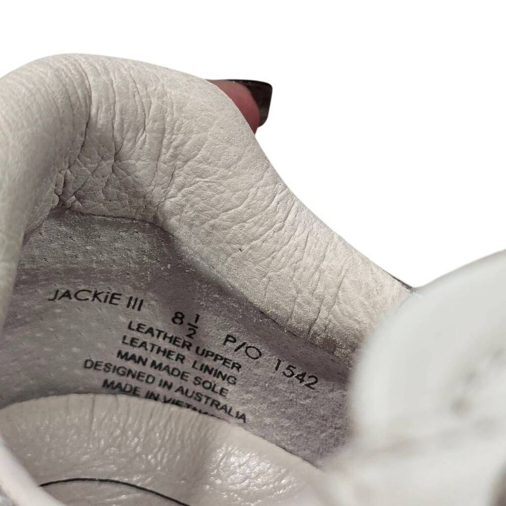 Frankie4 Jackie III Sneakers Women's 8.5 White Silver Lizard Athletic Shoes‎ - Picture 9 of 10